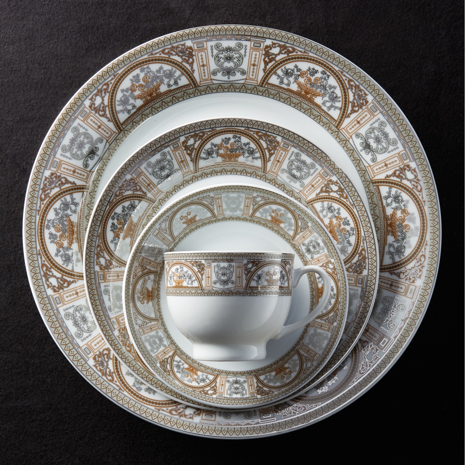 47Piece Accent Dinnerware Set Seventh Avenue