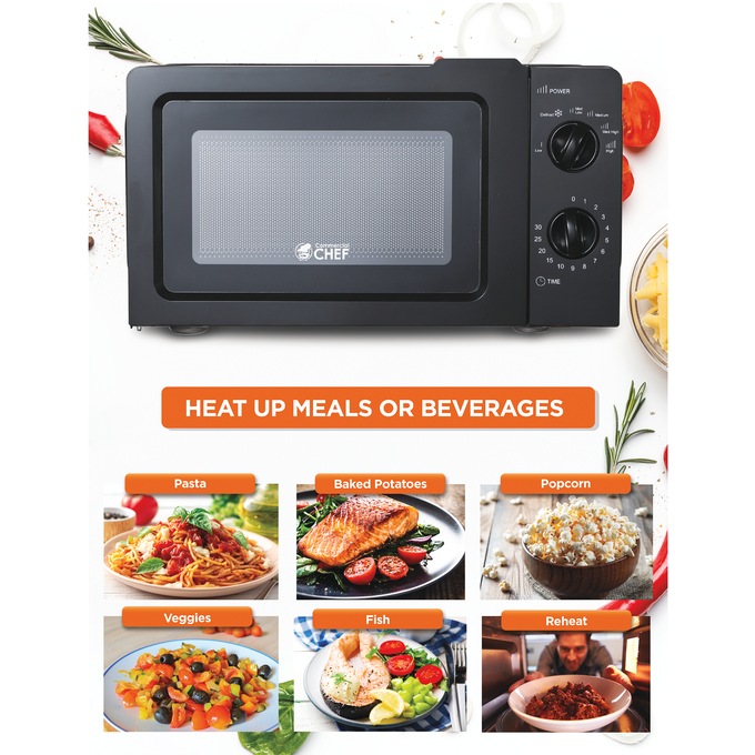 Commercial Chef 0.6 cu. ft. Microwave, , large