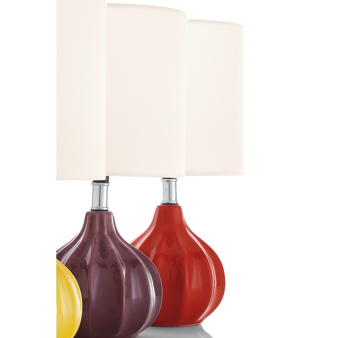 Madison Table Lamp, Red, large