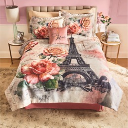 Paris Rose Comforter Set, , large