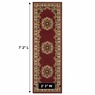 4-Piece Plush Floral Kirman Rug Set with Runner and Mats, , large