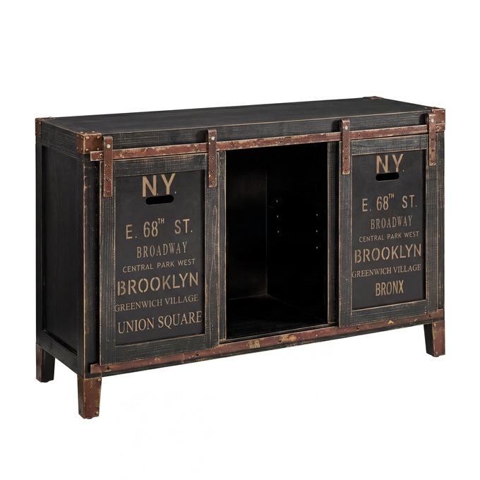 Rustic Media Stand, , large