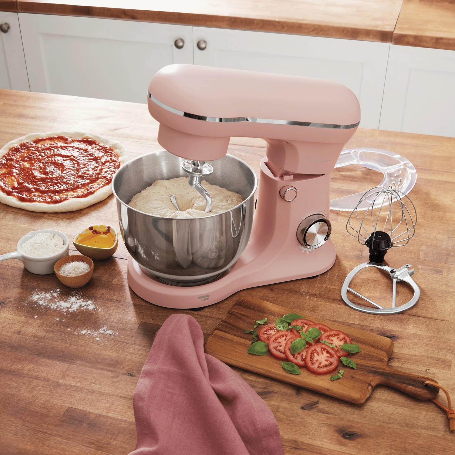 EB STAND MIXER EB-1702 アタッチメント3種付 Culinary Chef 8-Speed Stand Mixer | Seventh Avenue