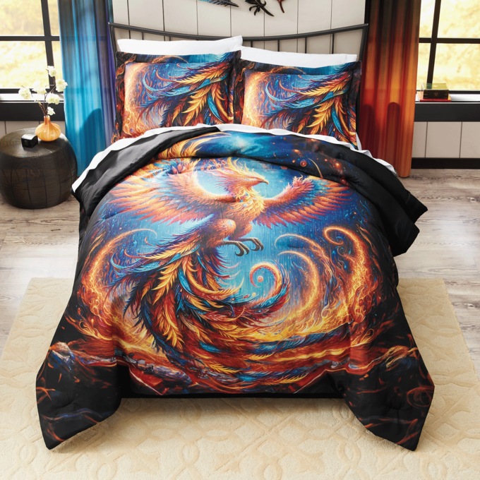 Phoenix Comforter Set, , large