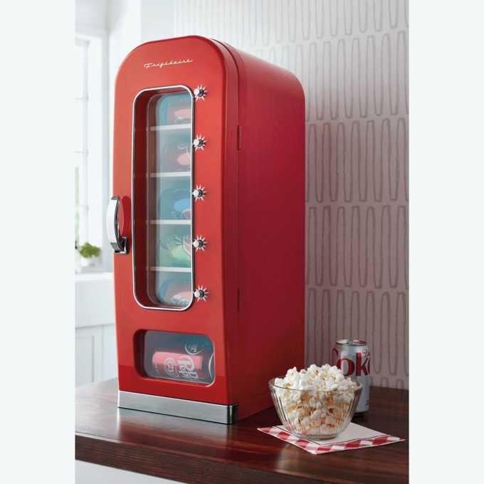 Frigidaire Retro Mini Vending Machine Cooler, , large