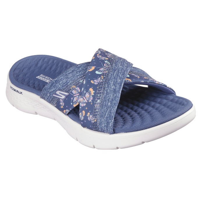 Skechers Womens' GO WALK Flex Butterfly Bliss Slide, , large