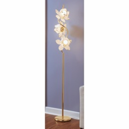 Lillian Lotus Floor Lamp, , large