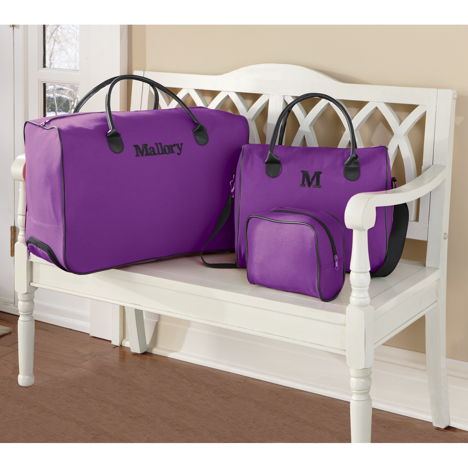 3Piece Personalized Luggage Set Seventh Avenue