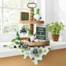 2-Tiered Decorative Tray, , large