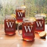 Set of 4 Personalized Mason Jar Glasses, , large