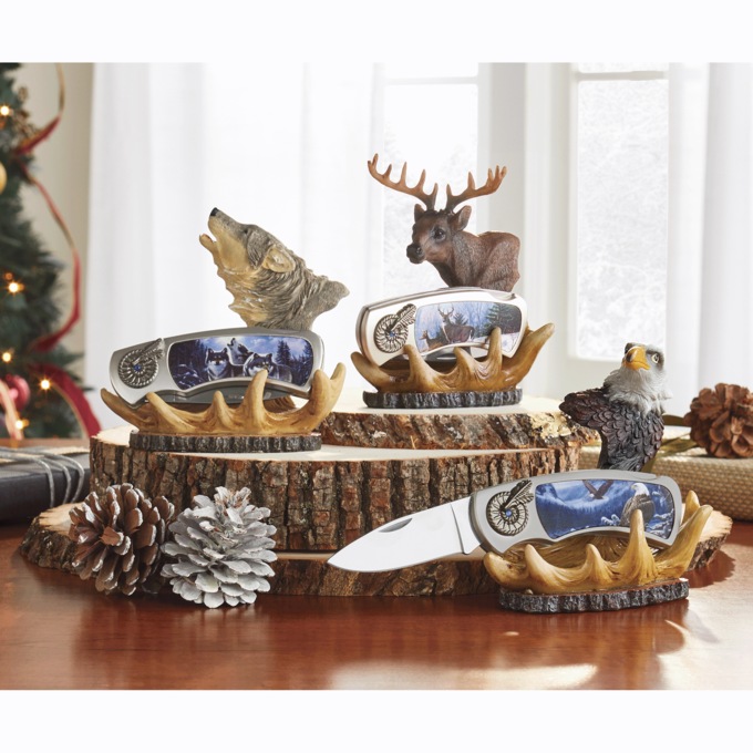 Wildlife Knife with Stand, , large