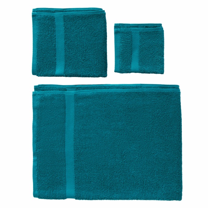 12-Piece Serene Cotton Terry Bath Towel Set, , large
