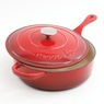 Crock Pot Artisan 3.5-qt. Enameled Cast Iron Deep Sauté Pan with Lid, , large