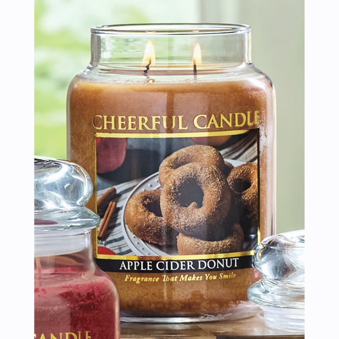 Cheerful Large Jar Candle, 24 Ounces, , large