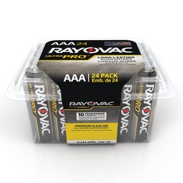 24-Pack AAA Rayovac Batteries, , large