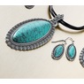 Oval Southwest Necklace and Earring Set, , large