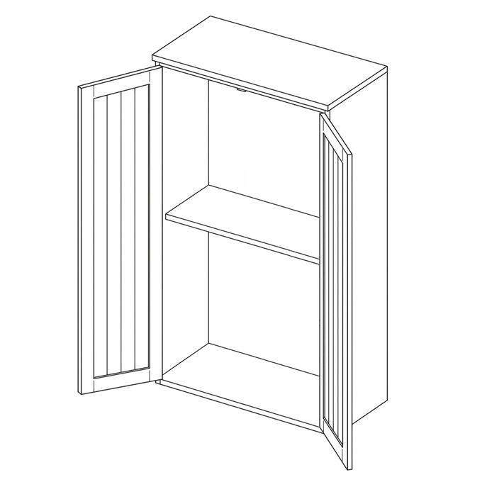 Stacking Cabinet, Oak, large