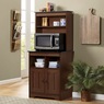 Katie Microwave Stand with Hutch, , large