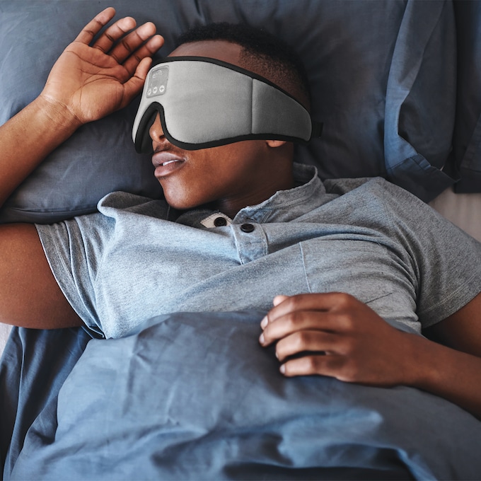 Percussion Massager & Eye Mask Set, Multi, large
