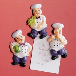 3-Piece Chef Magnet Set, , large