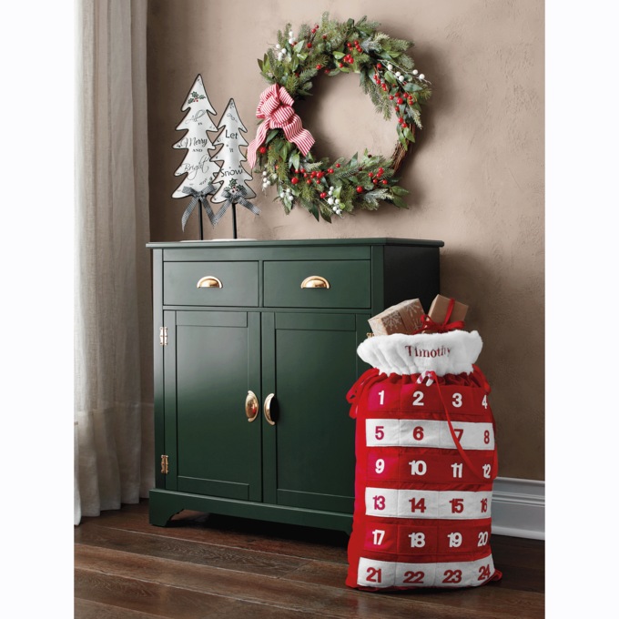 Christmas Advent Calendar Gift Bag, , large