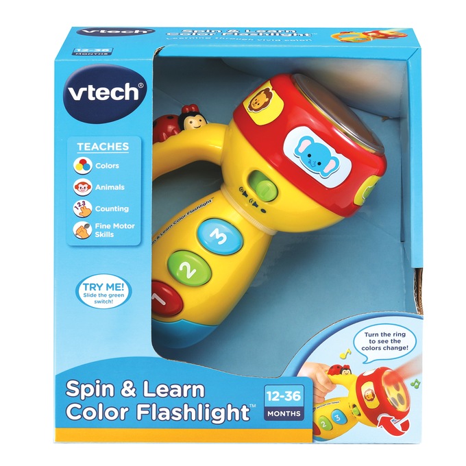 VTech Spin and Learn Color Flashlight, , large