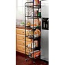 Scroll 6-Tier Rolling or Standing Shelves, , large