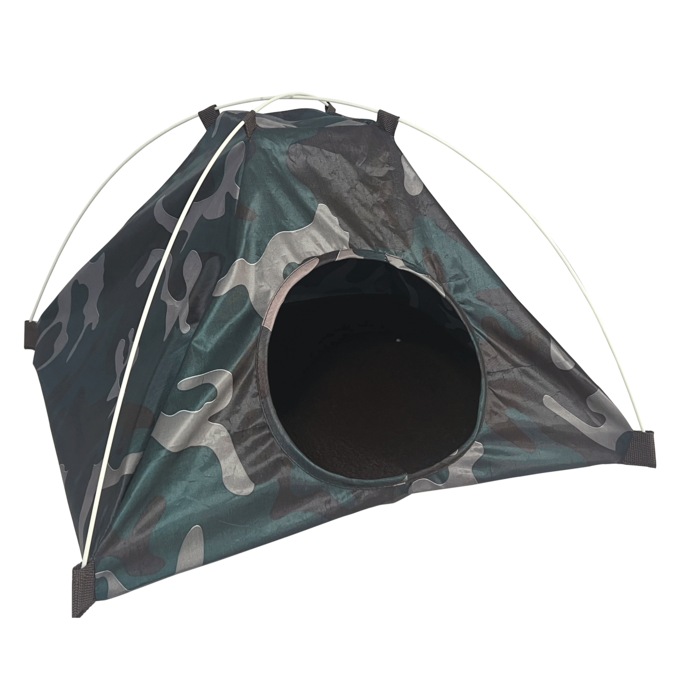 Cozy Camo Cat Tent, , large