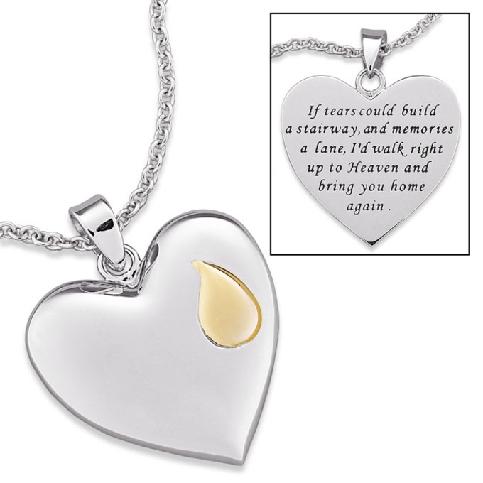 Memorial Heart Pendant, , large