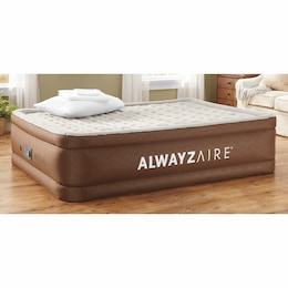 AlwayzAire 20&quot; Tough Guard Queen Air Bed with Built-In Comfort Choice Dual Pump, , large