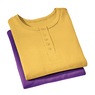 2-Pack Cotton Knit Henley Nightshirts for Women, , large