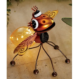 Solar Butterfly or Grasshopper Figurine, , large