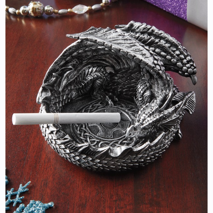 Dragon Dish Ashtray, , large