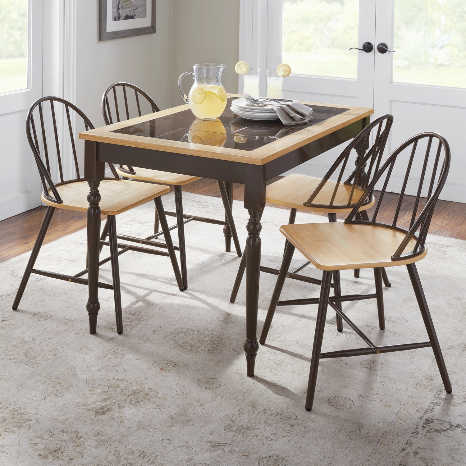 5-Piece Tile Tabletop Dining Set | Seventh Avenue