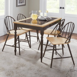 5-Piece Tile Tabletop Dining Set, , large