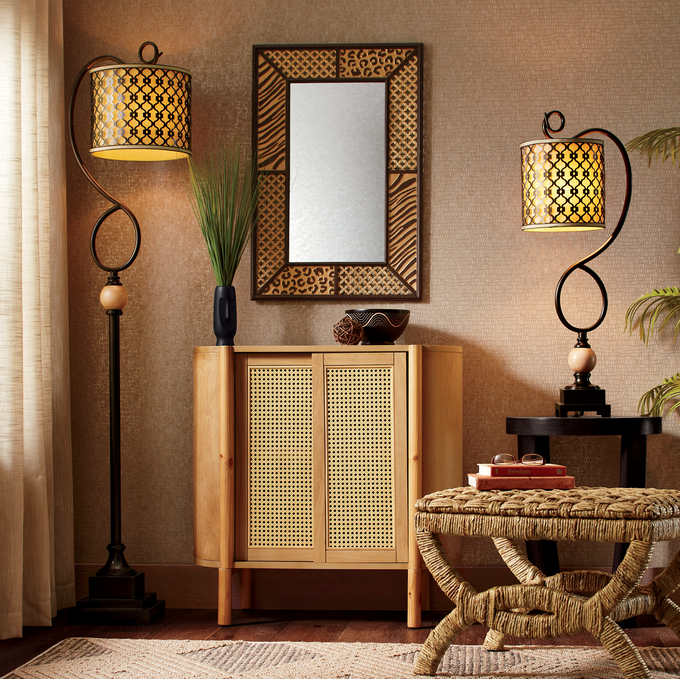 Animal Print Wall Mirror, , large