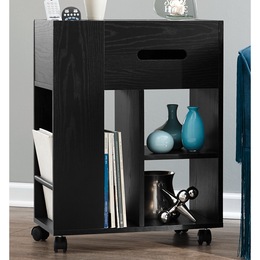 Wheeled End Table, , large