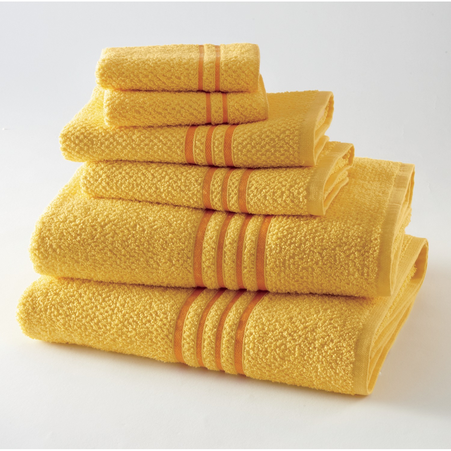 6Piece Cotton Brights Towel Set Seventh Avenue