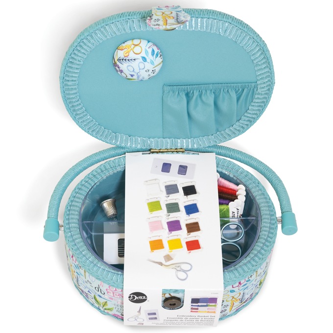 Dritz Embroidery Basket Set, , large