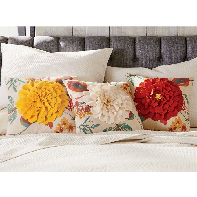 Zinnia Pillow Cover, , large