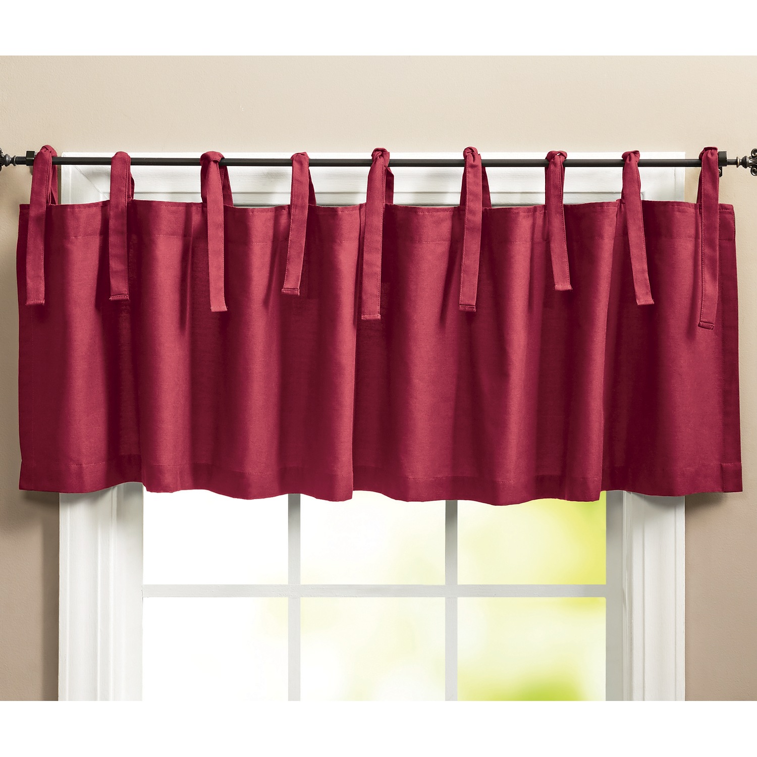 Kitchen Colors Tie Top Valance Seventh Avenue