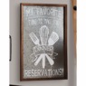 Galvanized Make Reservations Wall Art, , large