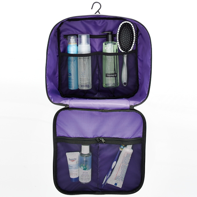 Versatile Multi-Compartment Duffel, Purple, large