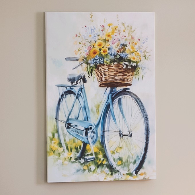 Sweet Surprise Floral Bicycle Art, , large