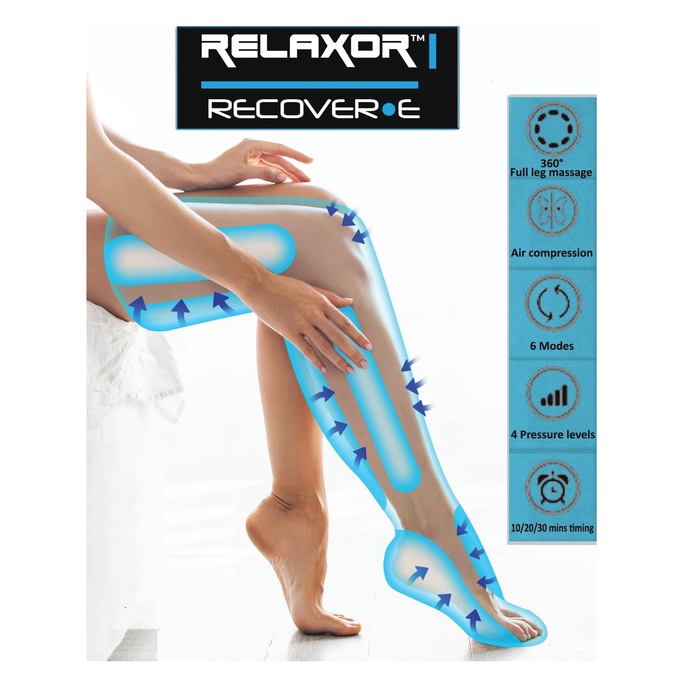 Relaxor Recover-E Full Leg Recovery Therapy, , large