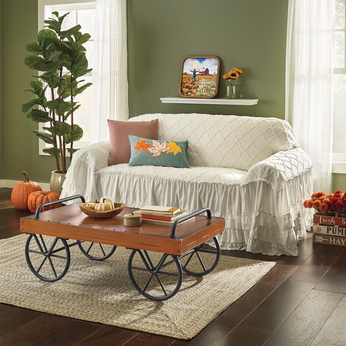 Leeds Cart Coffee Table | Seventh Avenue
