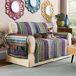 Bright Stripe Furniture Protector, , large