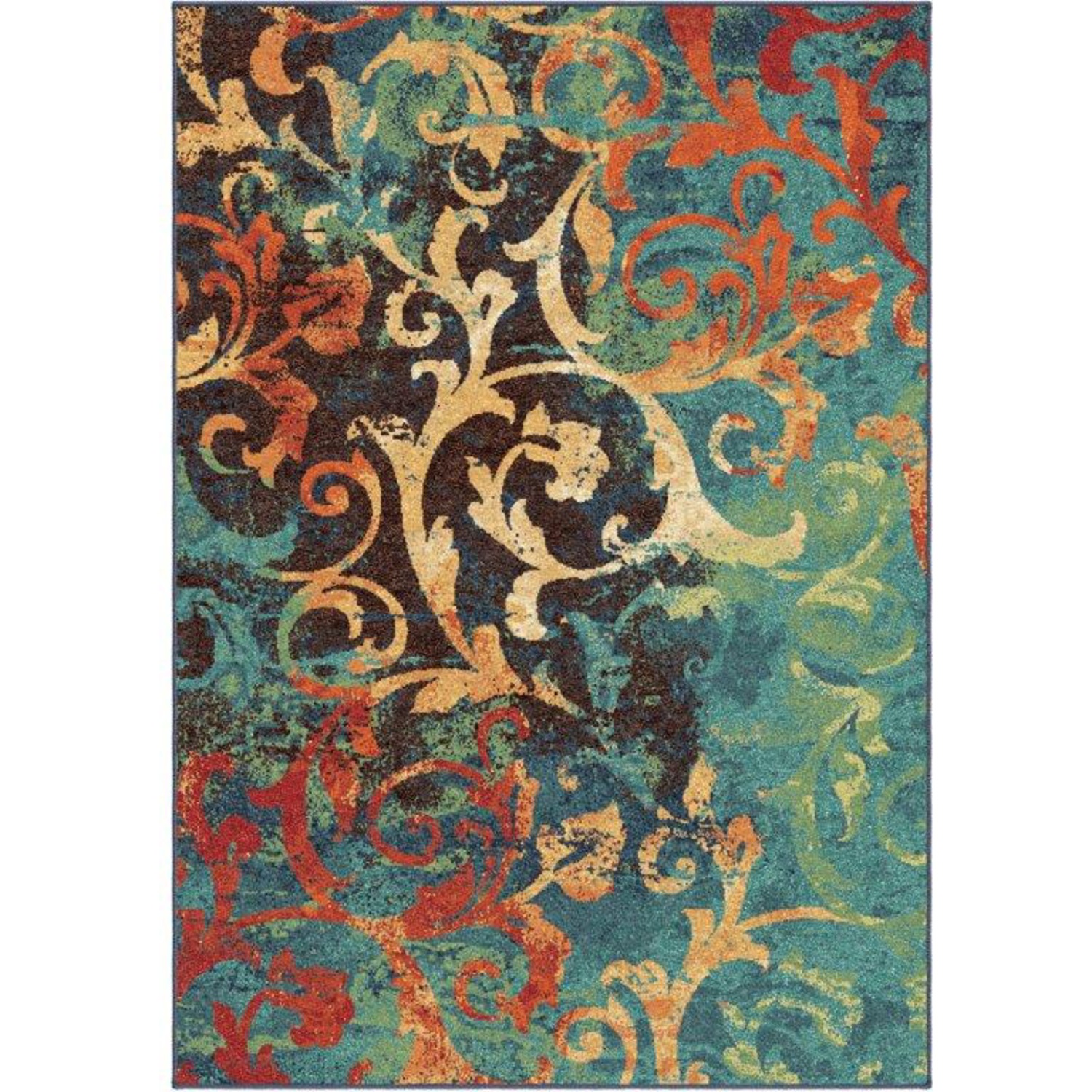 Watercolor Scroll Rug Seventh Avenue