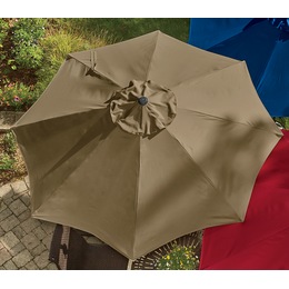 9&#39; Market Umbrella, Tan, large