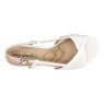 Easy Street Faux-Patent Delite Slingback with 2" Heel, White Patent, large